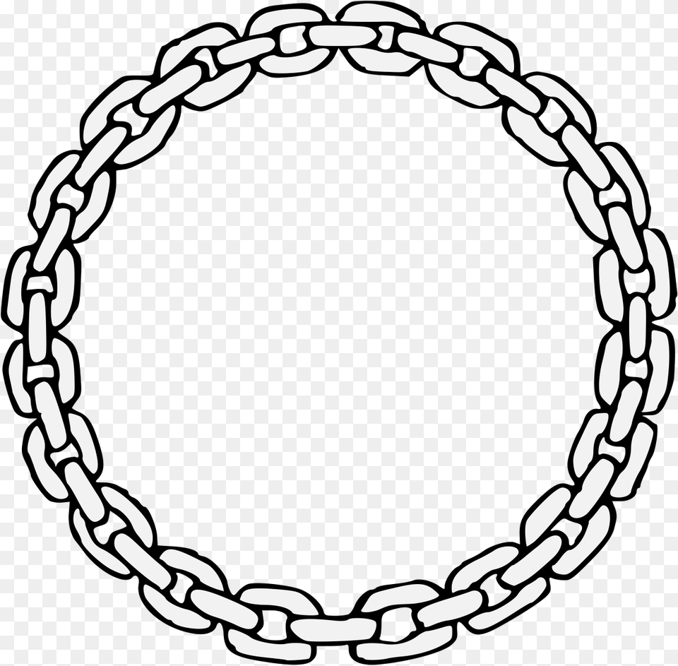 Download Annulet Of Chain Circle Of Chains, Accessories, Bracelet, Jewelry, Necklace Free Transparent Png