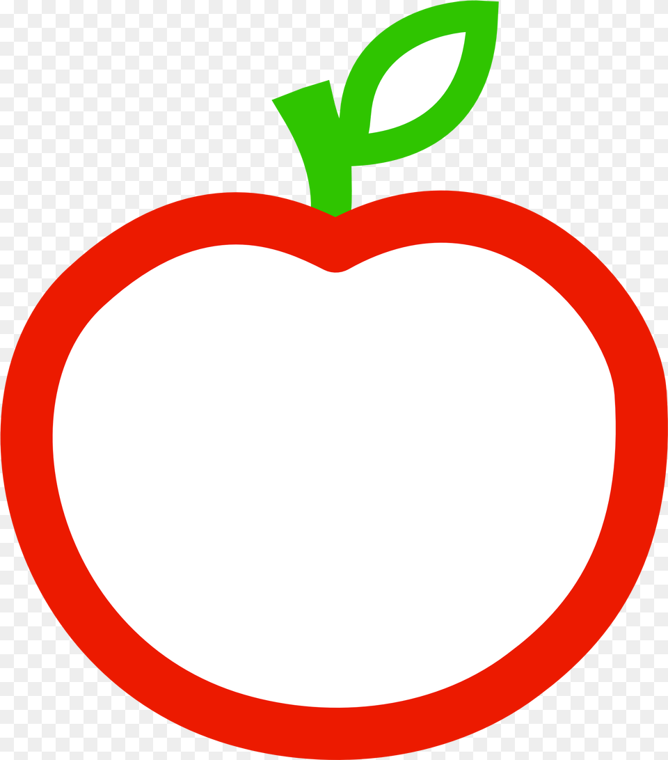 Download Apple Clipart Red Apple Outline, Food, Fruit, Plant, Produce Free Png