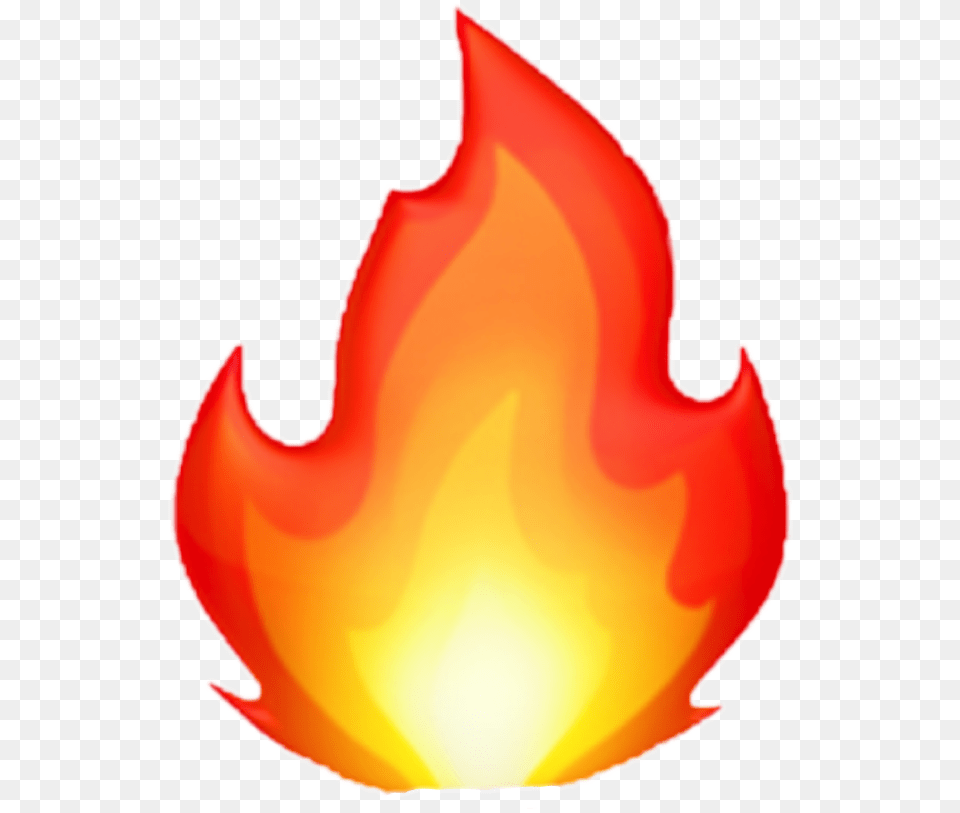 Download Apple Color Symbol Fire Shape Background Fire Emoji, Plant, Flame, Leaf, Lamp Png Image