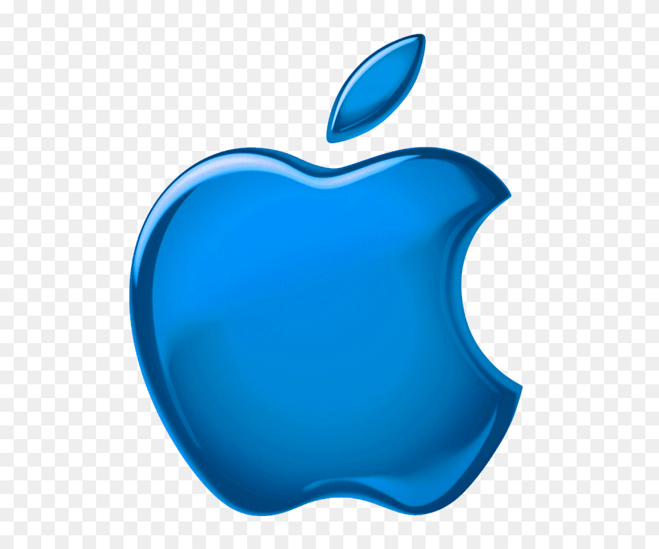 Download Apple Logo Apple Logo Blue, Cushion, Home Decor Png