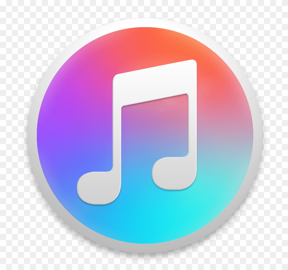 Download Apple Music Logo Transparent Itunes Logo, Text, Symbol, Sign, Disk Png Image