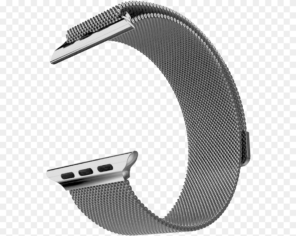 Download Apple Watch Strap Watch123 Iwatch Cinturino Maglia Milanese Nero, Accessories, Appliance, Blow Dryer, Device Png