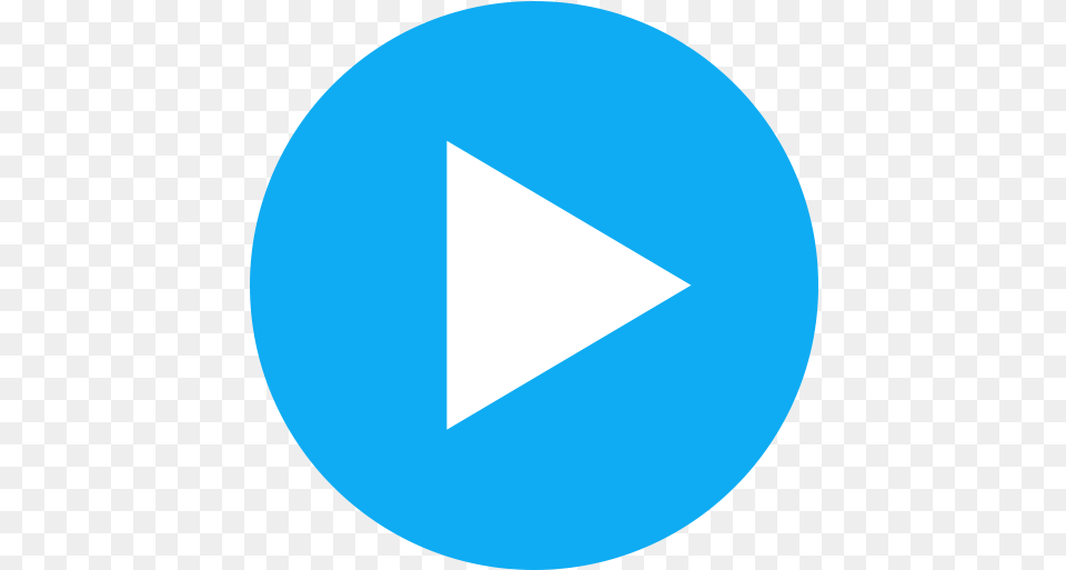 Apps Apk For Android Media U0026 Video Blue Videos, Triangle Free Png Download