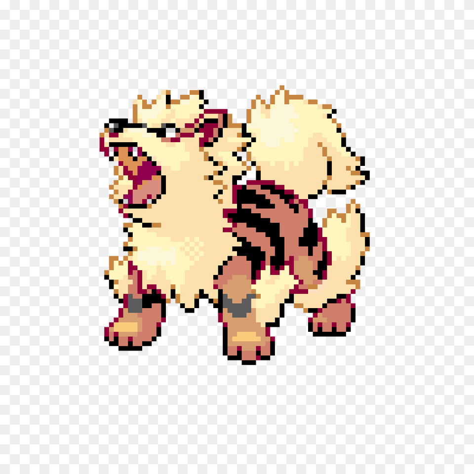 Download Arcanine Image With No Minecraft Pixel Art Pokemon, Person, Animal, Canine, Mammal Png