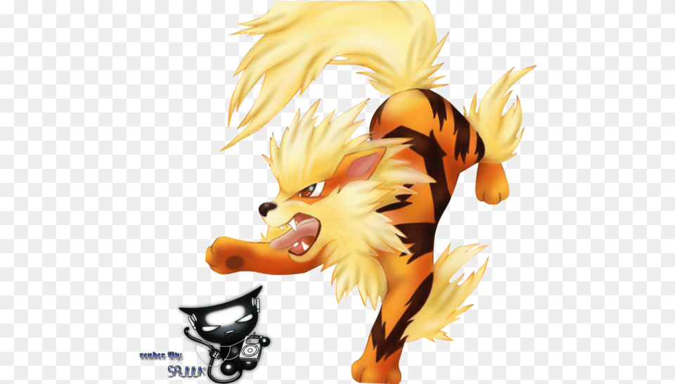 Download Arcanine Photo Pokemon Arcanine, Book, Comics, Publication, Baby Png