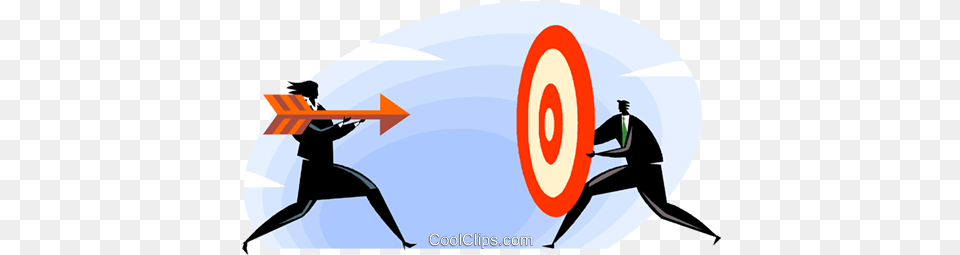 Download Archery Arrow And Target Royalty Vector Clip Arco E Flecha No Alvo, Adult, Female, Person, Woman Free Transparent Png