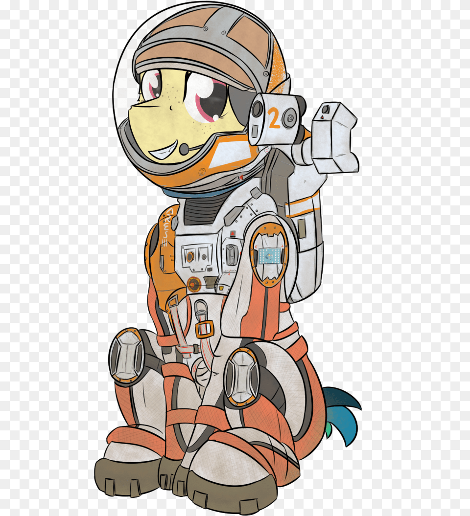 Download Ares 3 Artist Space Suit Image With No Cartoon, Baby, Book, Comics, Person Free Png