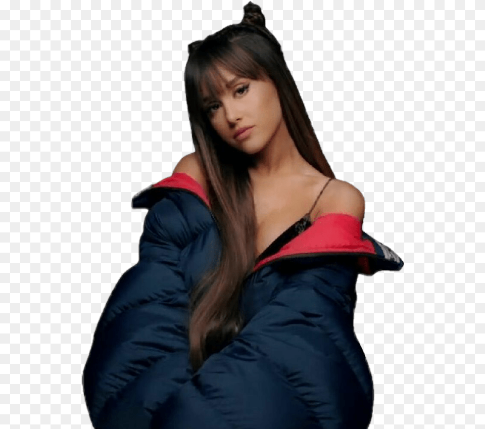 Download Ariana Grande Tumblr Ariana Grande Everyday Jennifer Love Hewitt Makeup, Head, Clothing, Coat, Face Png Image