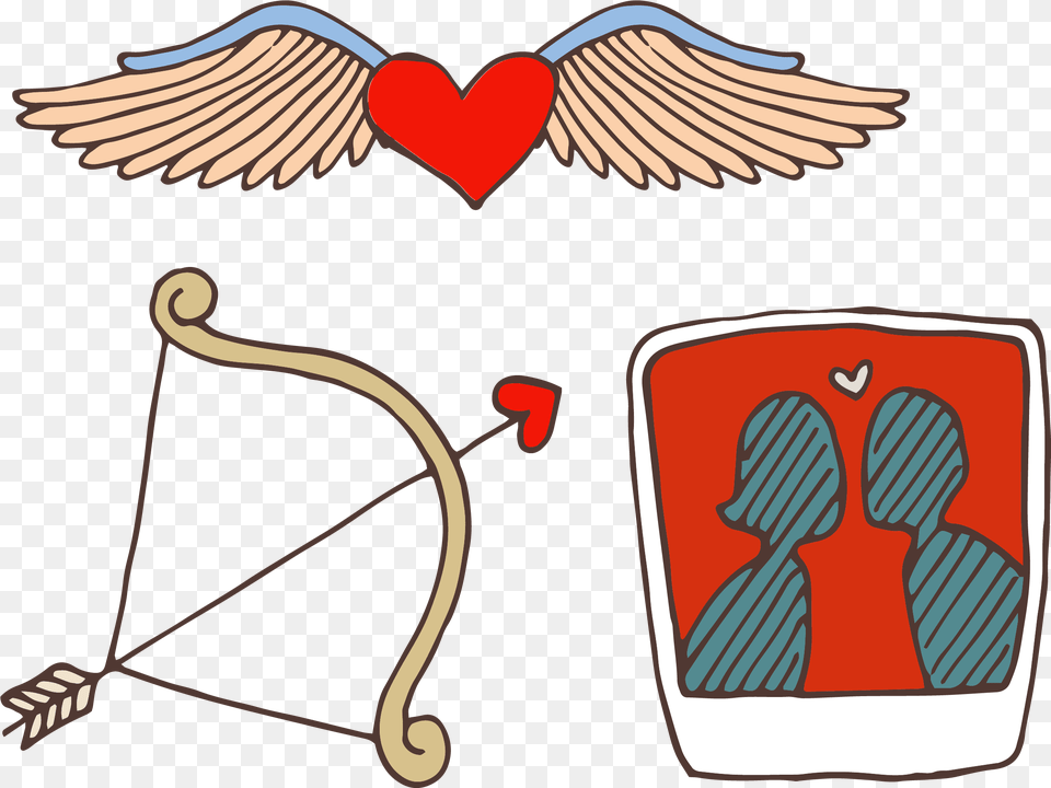 Arrow Cupid Clip Art Cupid Image With No Cupid Bow And Arrow, Animal, Bird Free Png Download
