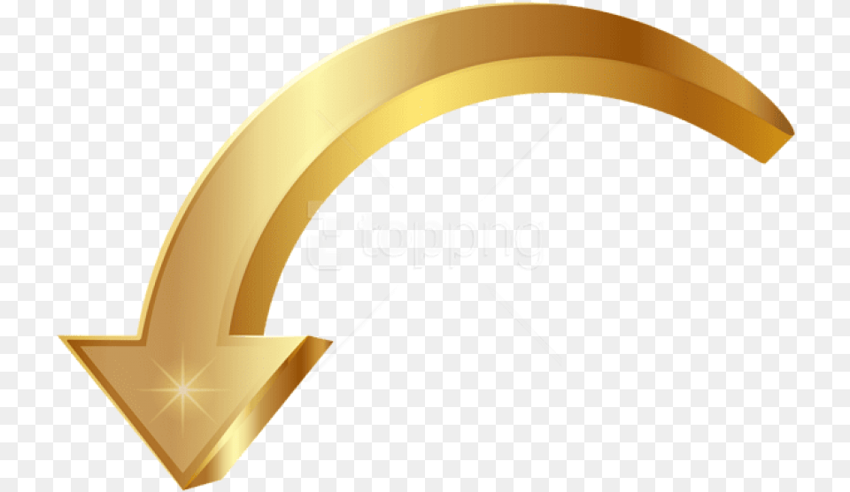 Download Arrow Gold Clipart Photo Background Gold Arrow, Symbol, Text Free Transparent Png