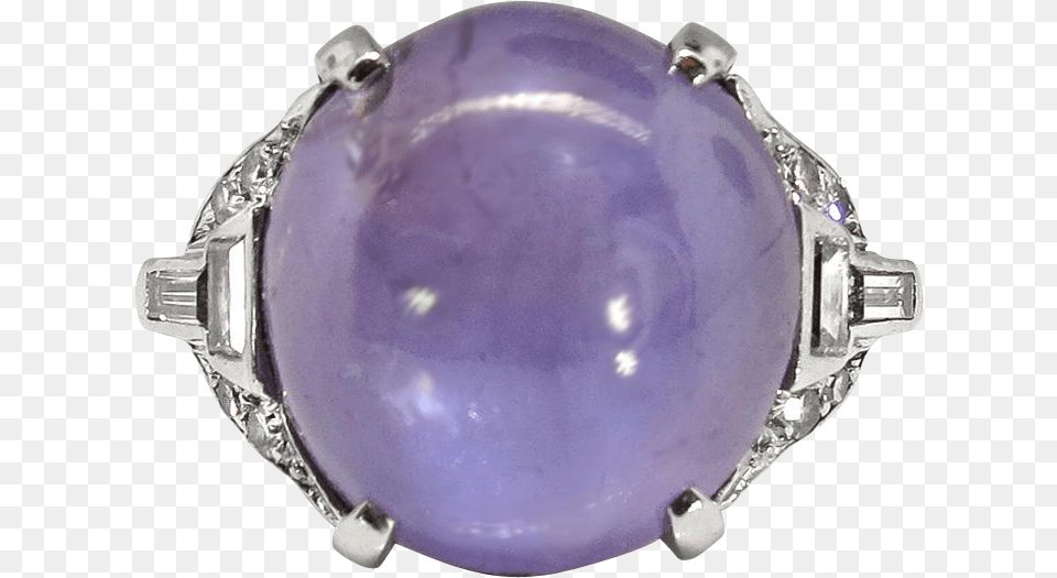Art Deco Vintage 1930u0027s No Heat Purple Star Amethyst, Accessories, Gemstone, Jewelry, Ornament Free Png Download