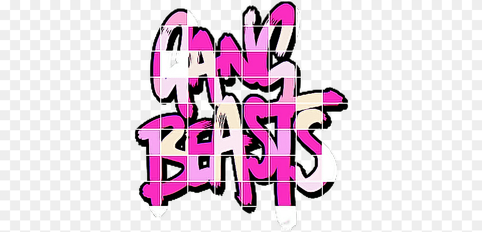 Arturoflexor Gang Beasts Logo, Art, Graphics, Purple, Graffiti Free Png Download