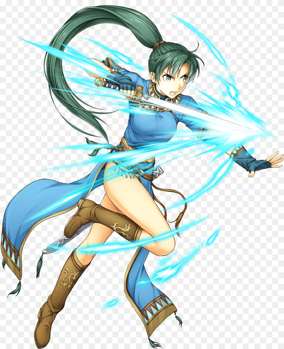 Download Artwork Lyn From Fire Emblem Image With No Lyn Fire Emblem Heroes, Book, Publication, Comics, Adult Free Png