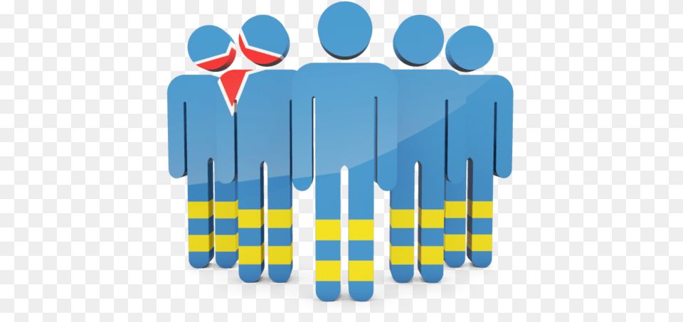 Download Aruba Flag Clipart Minivan, Body Part, Hand, Person, Logo Png Image