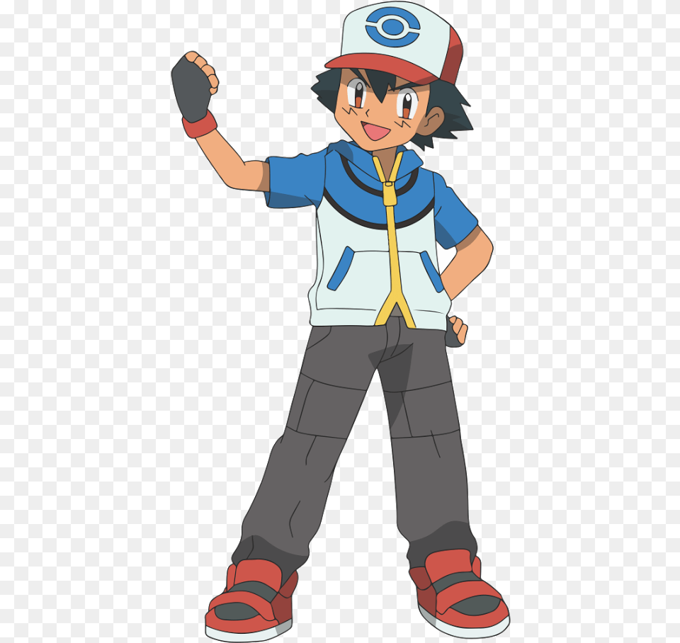 Download Ash Pokemon Cartoon Characters Pokemon Characters Ash Drawing, Baby, Person, Publication, Comics Png