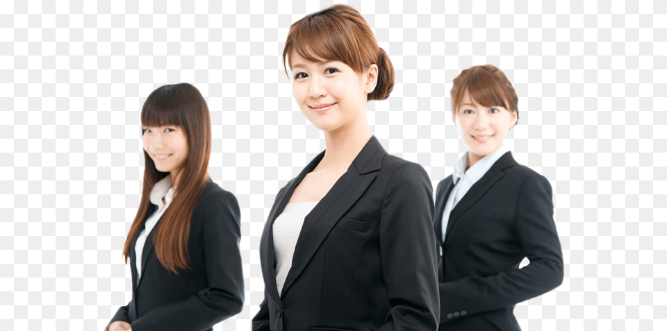 Download Asian Business People Asia Customer Service Girl, Woman, Jacket, Formal Wear, Female Png Image