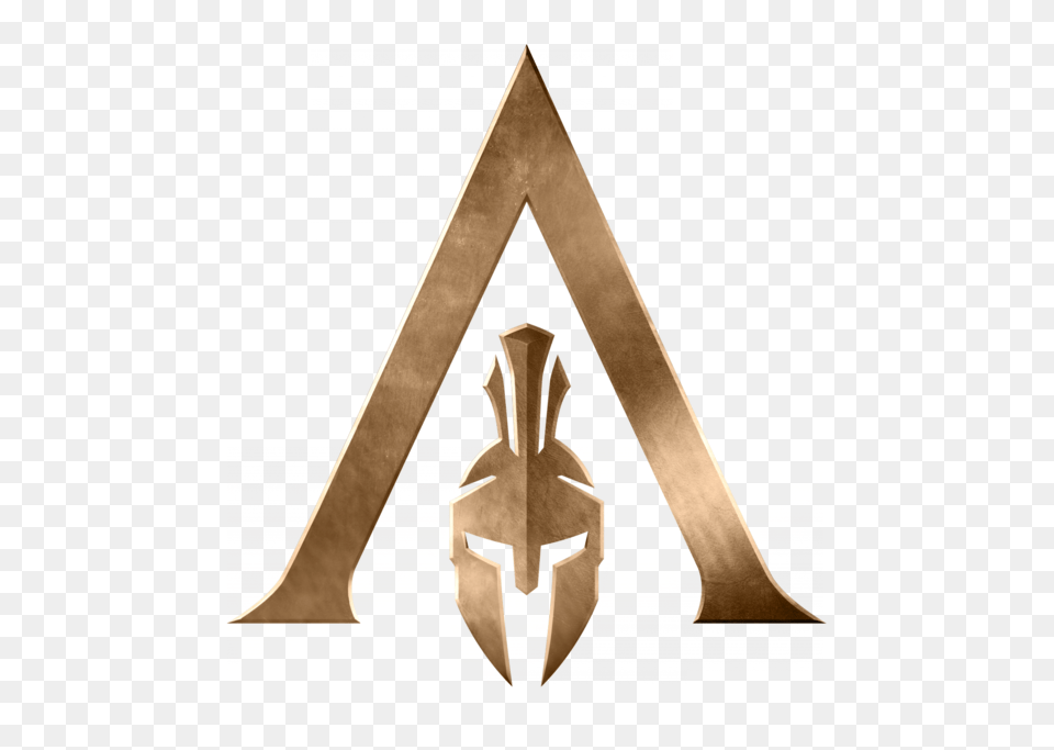 Download Assassins Creed Odyssey Logo Clipart Assassin, Triangle, Aircraft, Airplane, Transportation Free Png