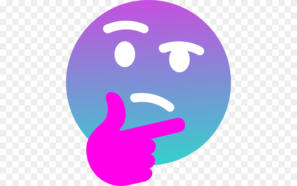 Download Asthethink Discord Emoji Thinking Meme Image Thinking Emoji Emoji Discord, Body Part, Finger, Hand, Person Free Transparent Png