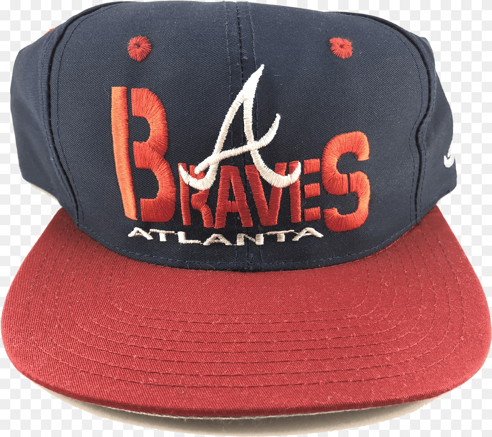 Download Atlanta Braves U201cbig Au201d Snapback Baseball Cap For Baseball, Bandage, First Aid, Accessories, Formal Wear Png Image