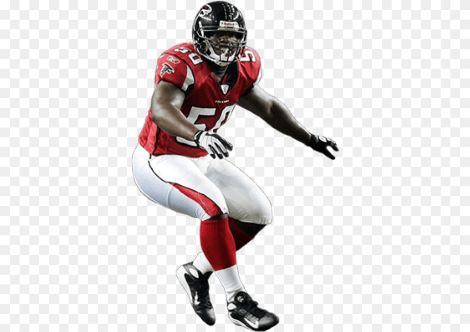 Download Atlanta Falcons Player Images Atlanta Falcons Player, Helmet, Playing American Football, Person, American Football Png Image