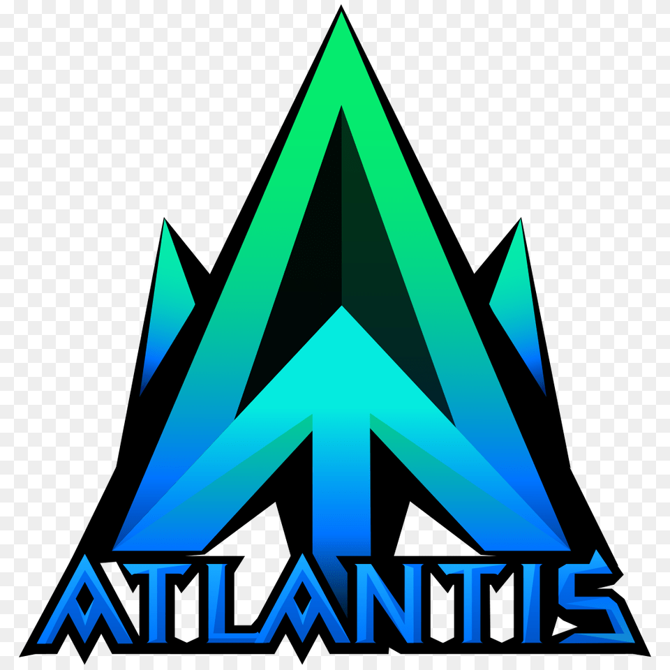 Download Atlantis Fortnite Logo Image With No Background Atlantis Gaming Logo, Triangle Free Png
