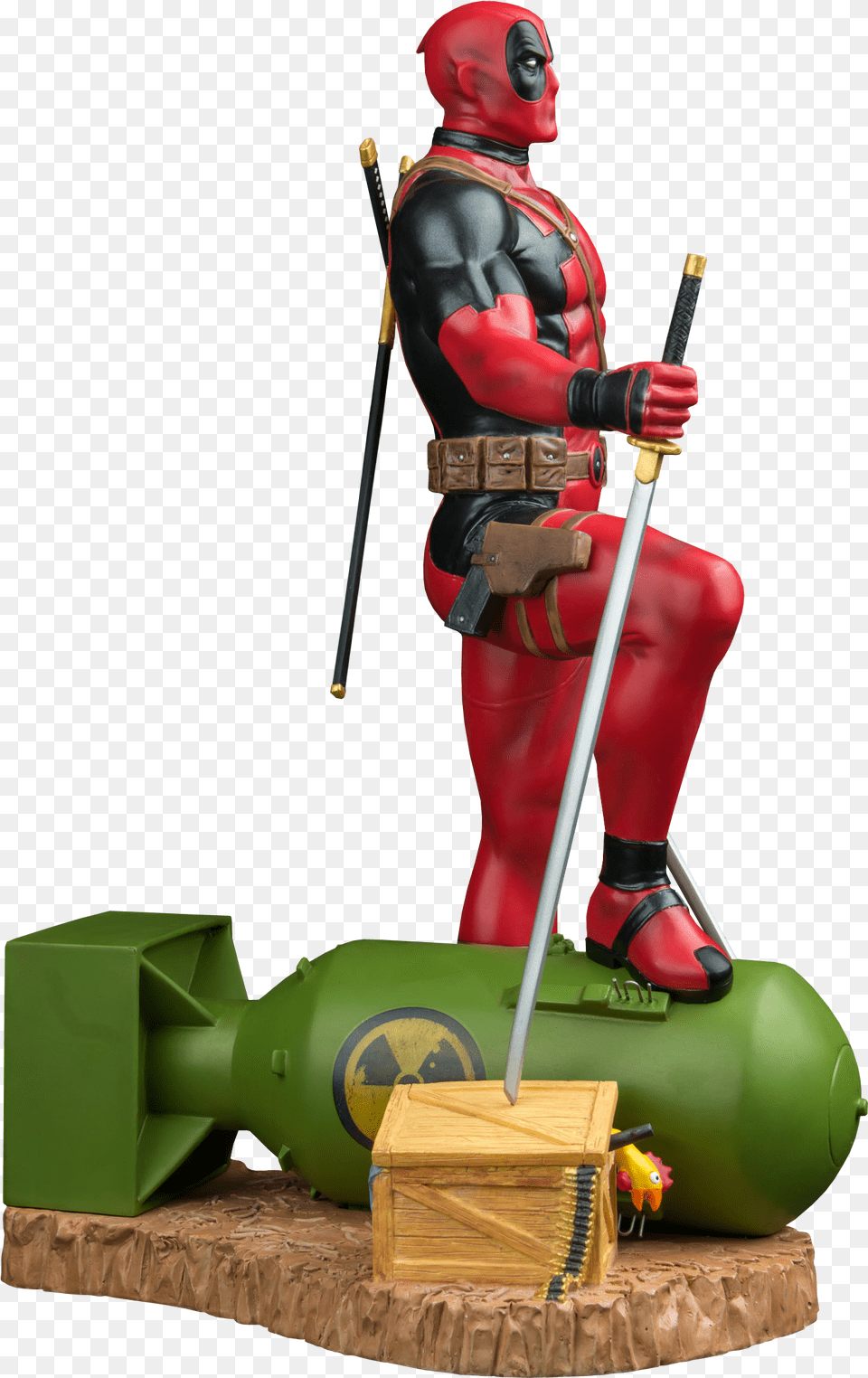 Atom Bomb Deadpool Bomb, Glove, Clothing, Figurine, Person Free Png Download