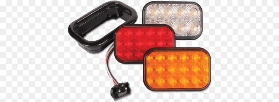 Download Automotive Tail Brake Light Rectangular Amber Led Lights, Electronics, Traffic Light, Smoke Pipe Free Transparent Png