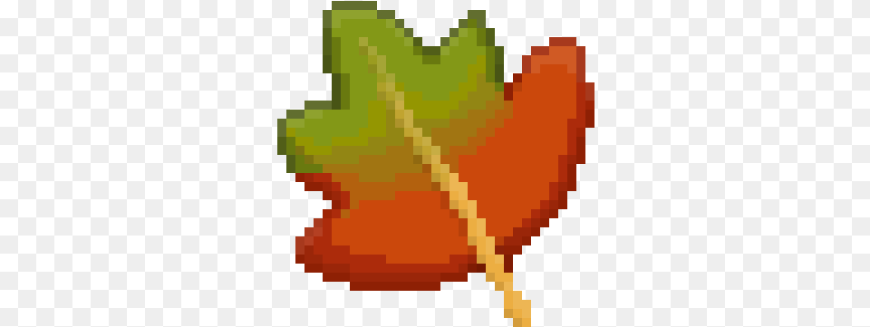 Autumn Autumn Leaf Pixel Art Image With No Autumn Leaves Pixel Art, Plant, Tree Free Png Download