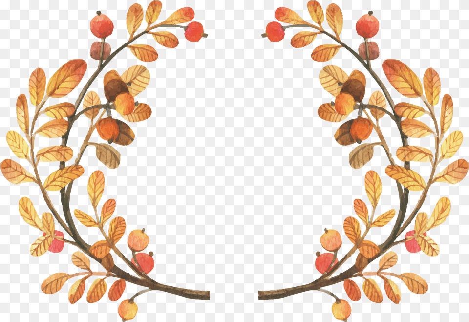 Download Autumn Leaves Border Happy Fall Yall Sign, Accessories, Plant, Jewelry, Leaf Png Image