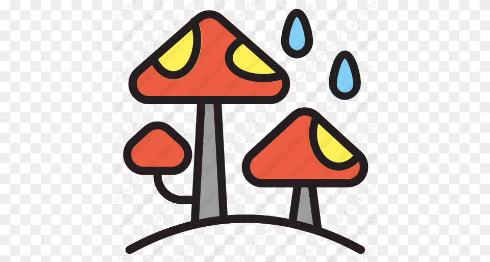 Download Autumn Mushroom Vector Icon Inventicons Vertical, Sign, Symbol Png