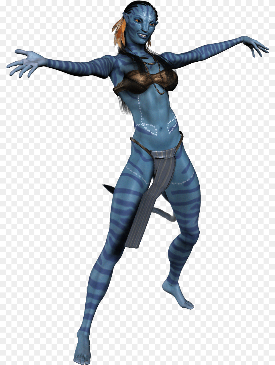 Avatar Neytiri Image For Avatar Transparent Background, Person, Clothing, Costume, Face Free Png Download