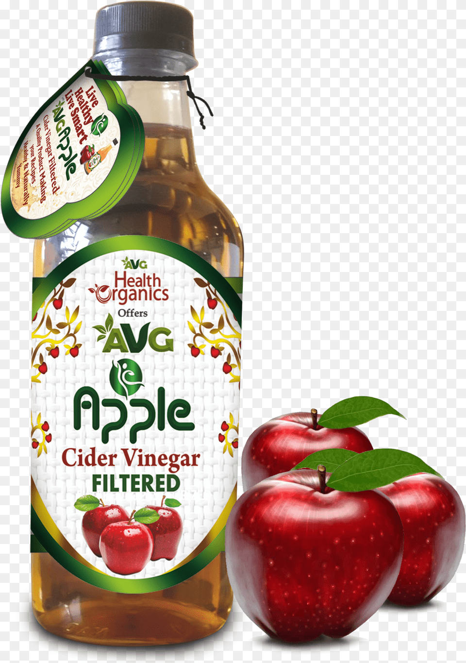 Avg Apple Cider Vinegar Healtheveryday, Food, Fruit, Plant, Produce Free Png Download