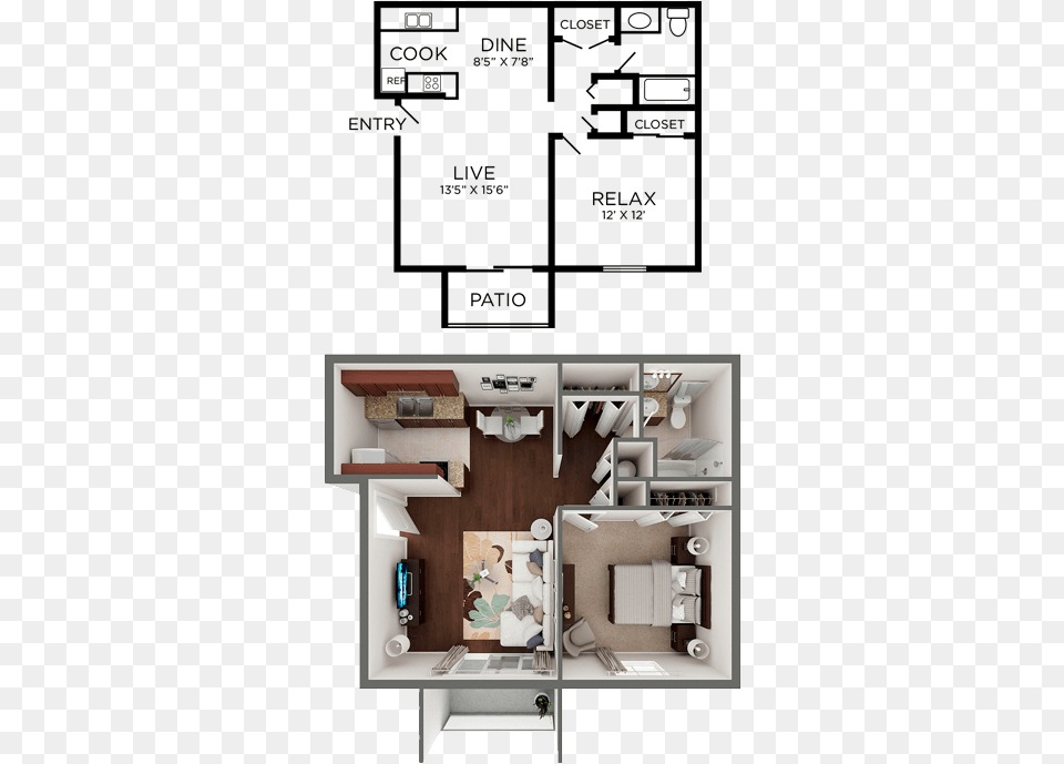 Azalea Image With No Floor Plan, Furniture, Table, Closet, Cupboard Free Png Download