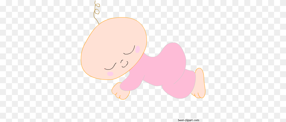 Download Baby Girl Clip Art Cartoon, Person, Face, Head, Crawling Png Image