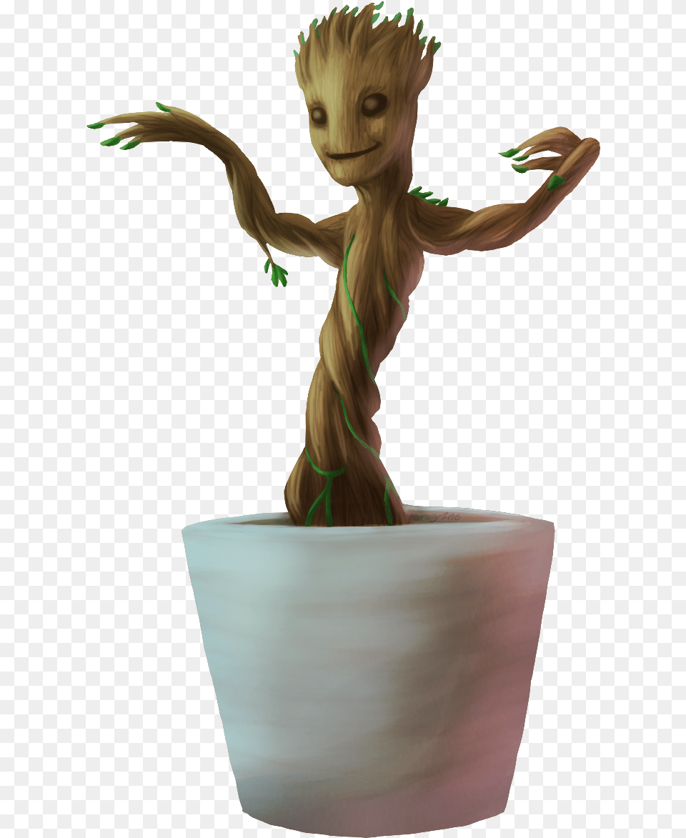 Download Baby Groot Hd Baby Groot Gif, Alien, Pottery, Person, Face Png