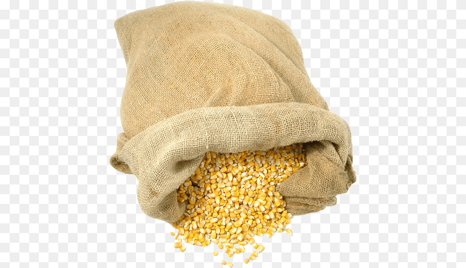 Bag Of Maize Maize, Food, Grain, Produce, Sack Free Png Download