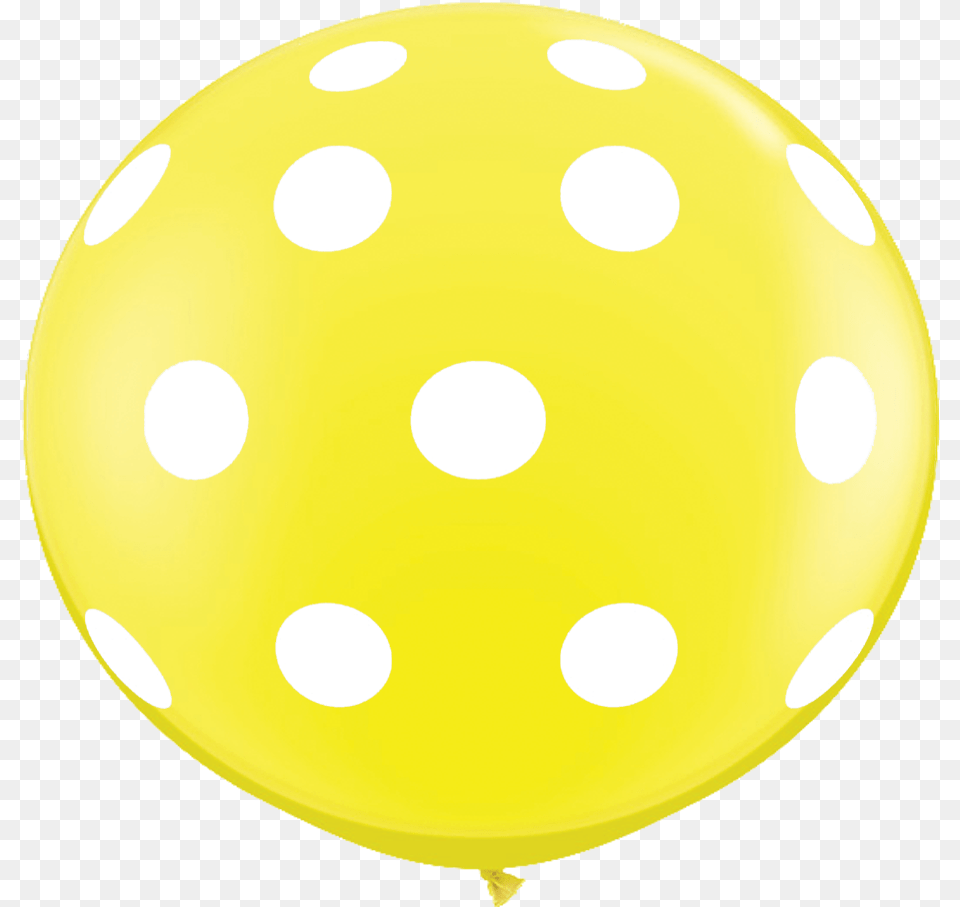 Download Ballons Transparent Polka Dot Yellow Balloon Circle, Pattern, Polka Dot Png
