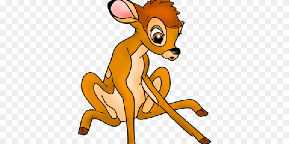 Download Bambi Clipart Animated You With Bambi Background Bambi Transparent Background, Baby, Person, Animal, Mammal Free Png