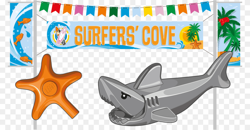 Download Banner Clipart Legoland California Resort Clip Art, Animal, Sea Life, Fish Free Transparent Png