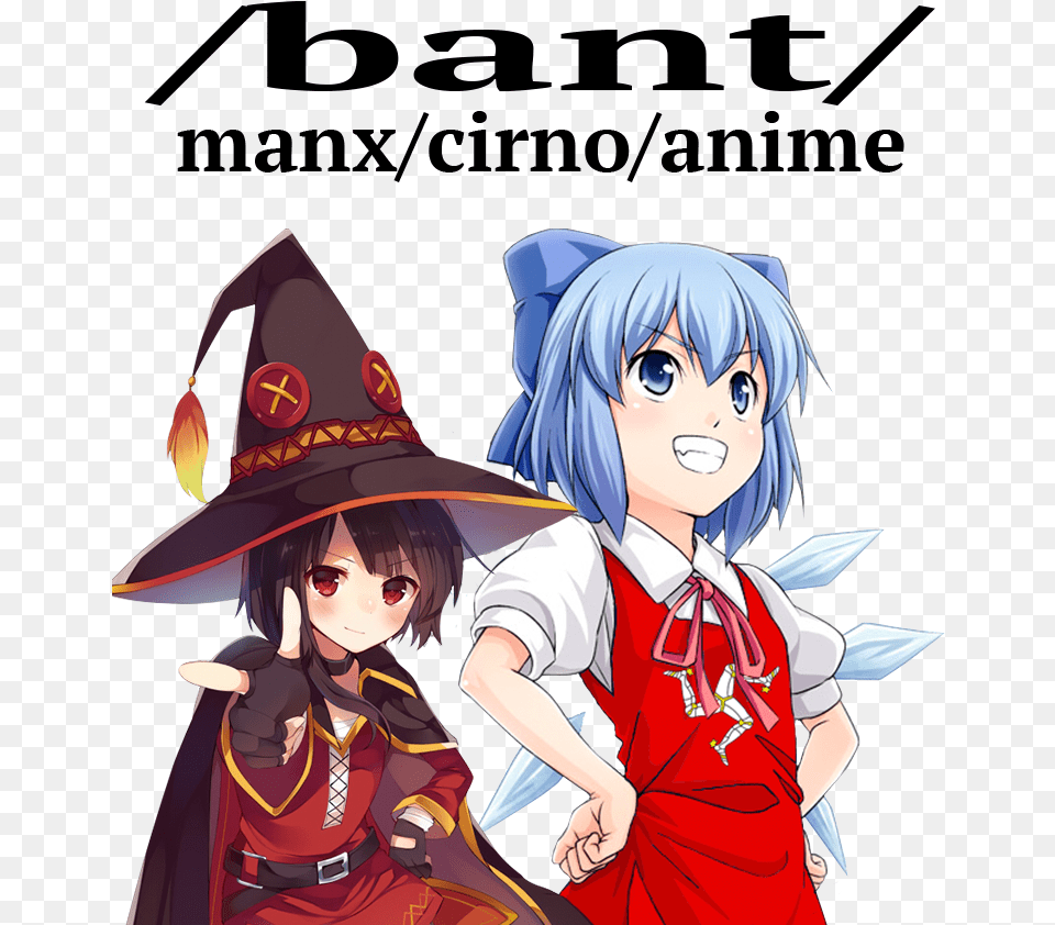 Download Bant Mca Megumin Cirno My Waifu Look Like From Kono Subarashii Sekai Ni Shukufuku Wo 9, Publication, Book, Comics, Adult Free Png