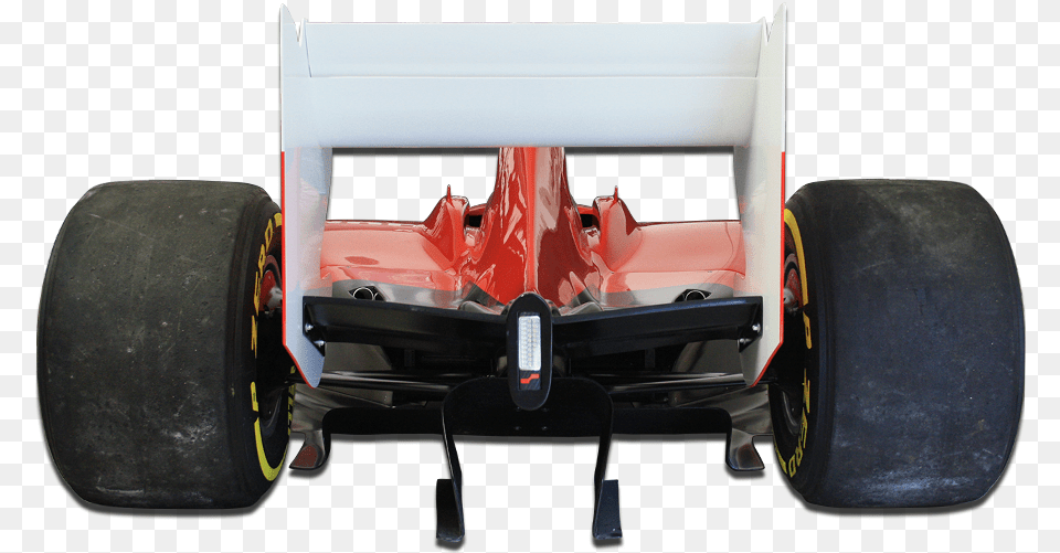 Barbuto Show Car Formula One Car With Rear Formule 3 Car, Auto Racing, Vehicle, Transportation, Sport Free Png Download
