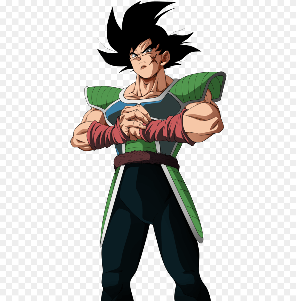 Bardock 2018 With Retro Colors Dragon Ball Bardock, Book, Comics, Publication, Person Free Png Download