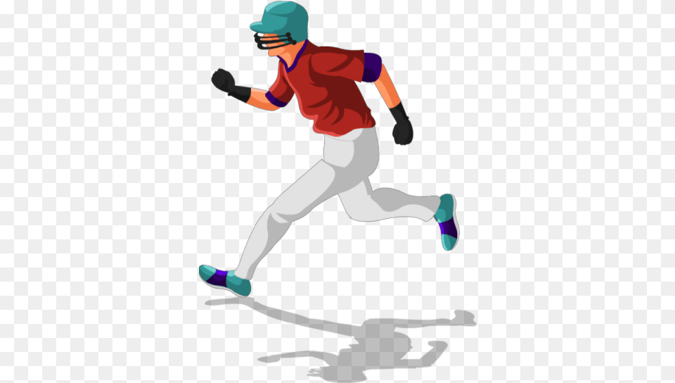 Download Baseball Runner Baseball Player With No Baseball Player, Clothing, Glove, People, Person Png Image