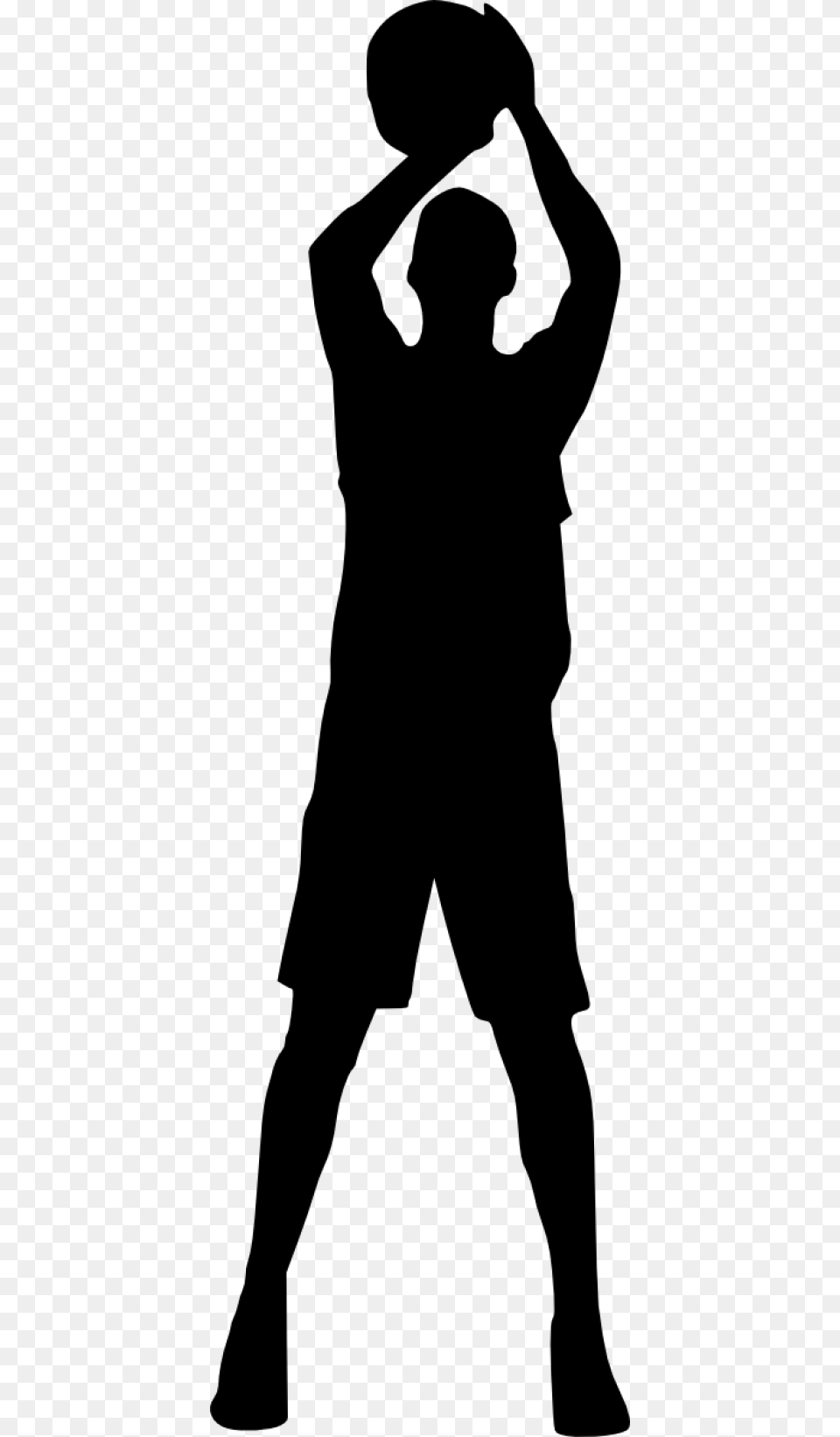 Basketball Player Silhouette, Clothing, Hat, Adult, Male Free Png Download