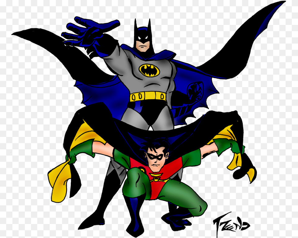 Batman And Robin Image Animated Batman And Robin, Face, Head, Person, Baby Free Png Download