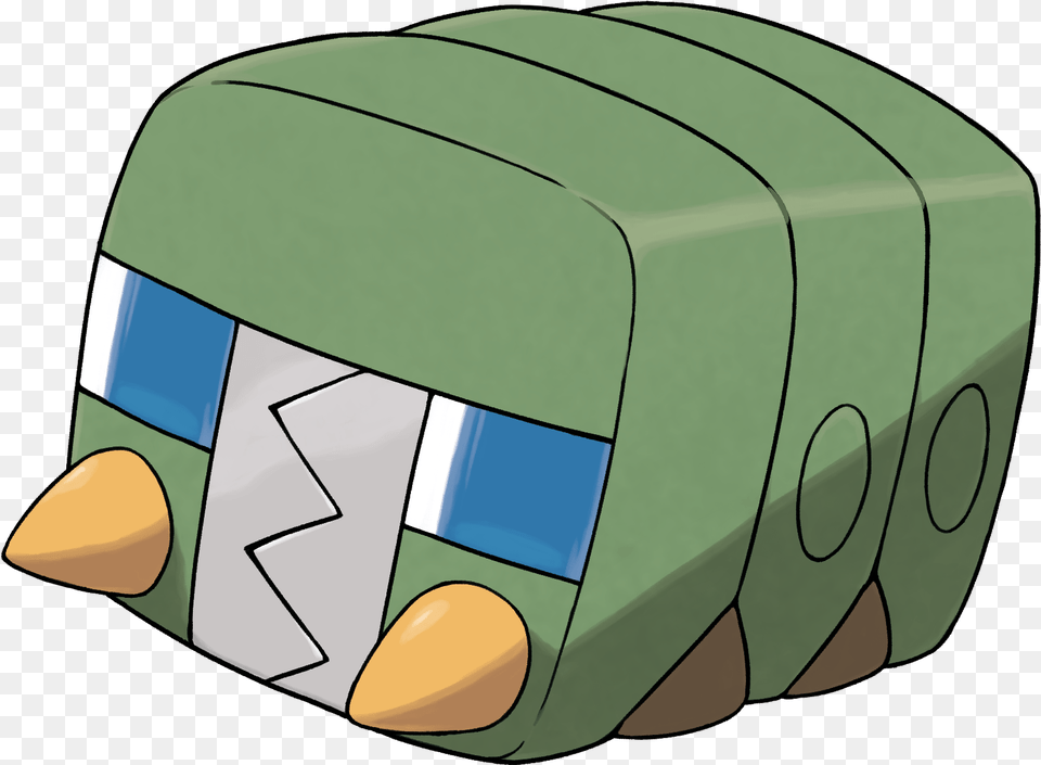 Download Battery Pokemon Sun And Moon Full Size Image Pokemon Charjabug, Caravan, Transportation, Van, Vehicle Png