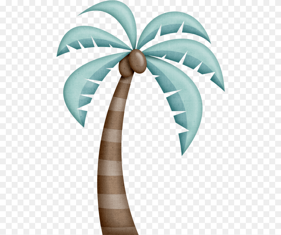 Download Beach With Palm Trees Vector Illustration Palm Trees Aesthetic Palm, Palm Tree, Plant, Tree, Animal Png Image