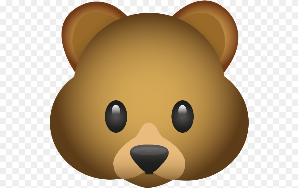 Download Bear Emoji Image In Iphone Bear Emoji, Toy, Astronomy, Moon, Nature Free Transparent Png