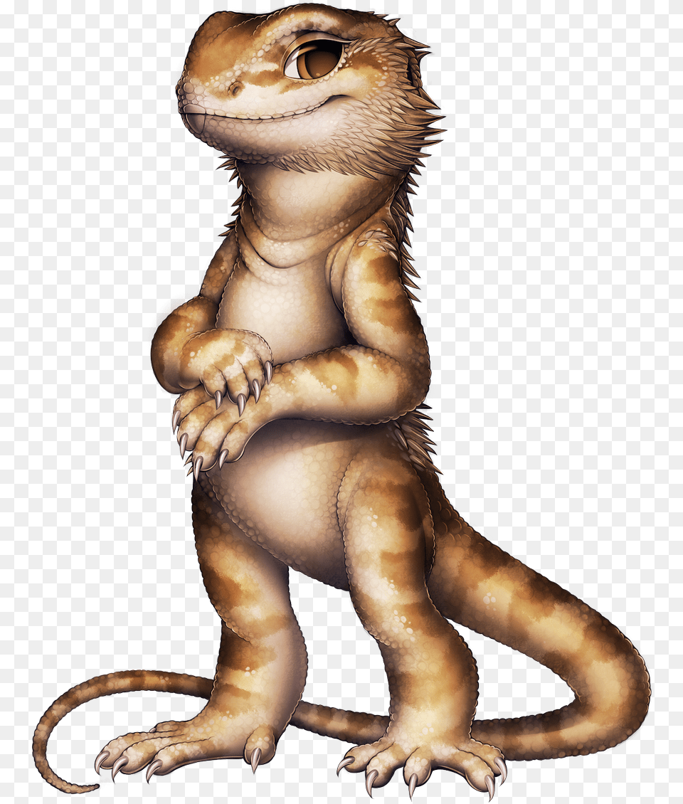 Download Bearded Dragon Furvilla Hd Cute Bearded Dragon Vector, Baby, Electronics, Hardware, Person Png Image