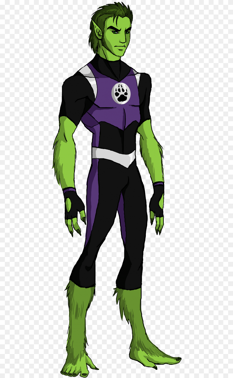 Beast Boy Pic For Designing Projects Dc Comics Beast Boy Tiger, Adult, Man, Male, Publication Free Png Download